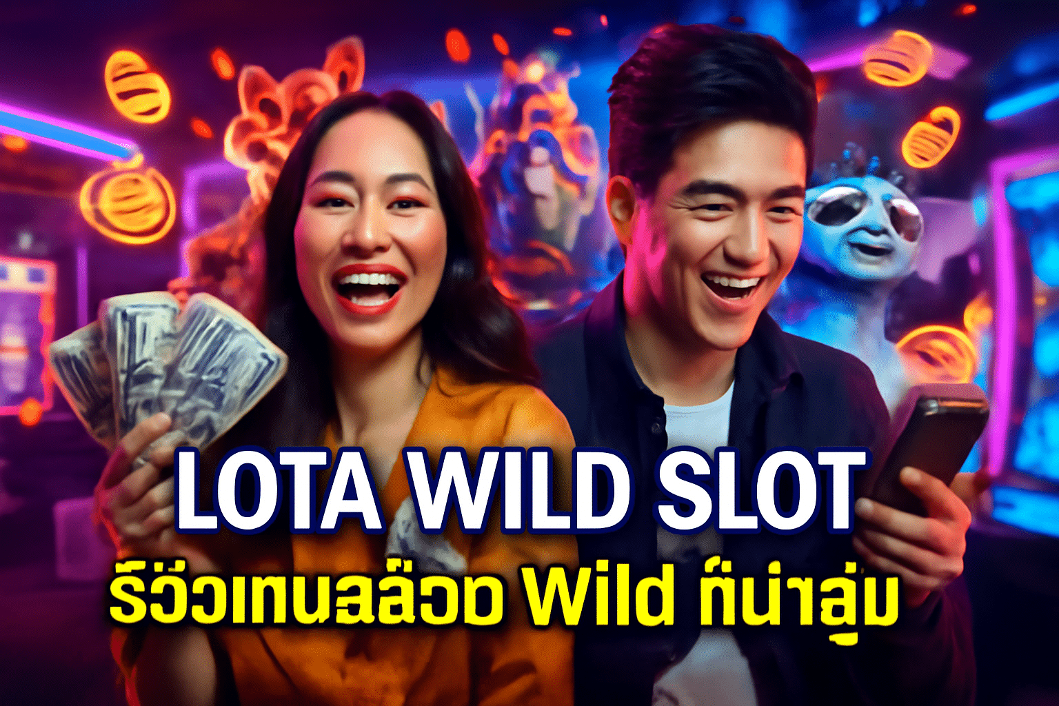 LOTA WILD SLOT รีวิวเกมสล็อต Wild ที่น่าลุ้น
