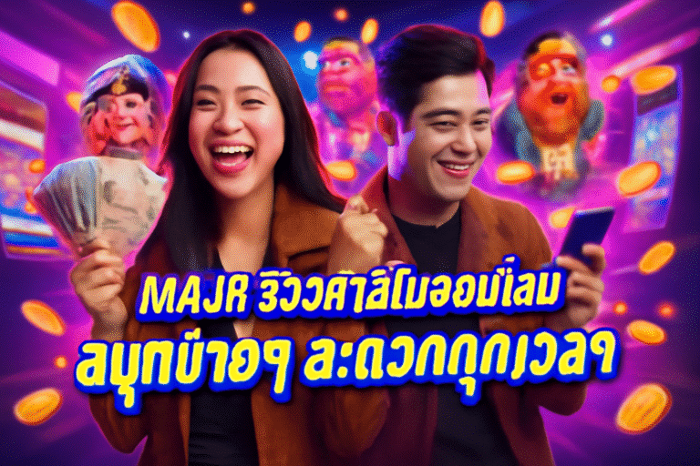 M4JR รีวิวคาสิโนออนไลน์ – สนุกง่ายๆ สะดวกทุกเวลา