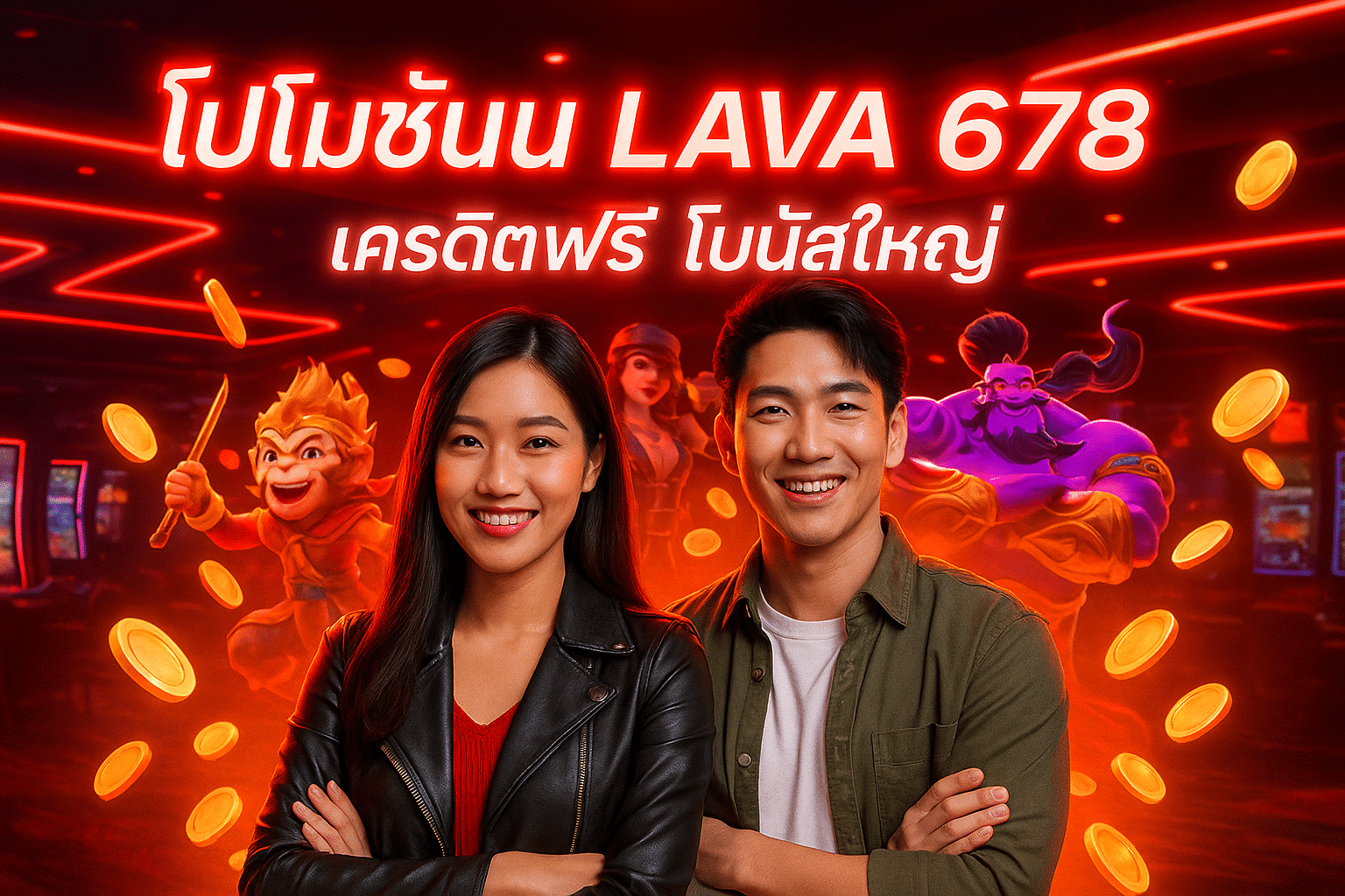 โปรโมชั่น LAVA 678 เครดิตฟรี โบนัสใหญ่