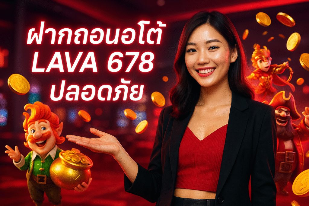 ฝากถอนออโต้ LAVA 678 ปลอดภัย