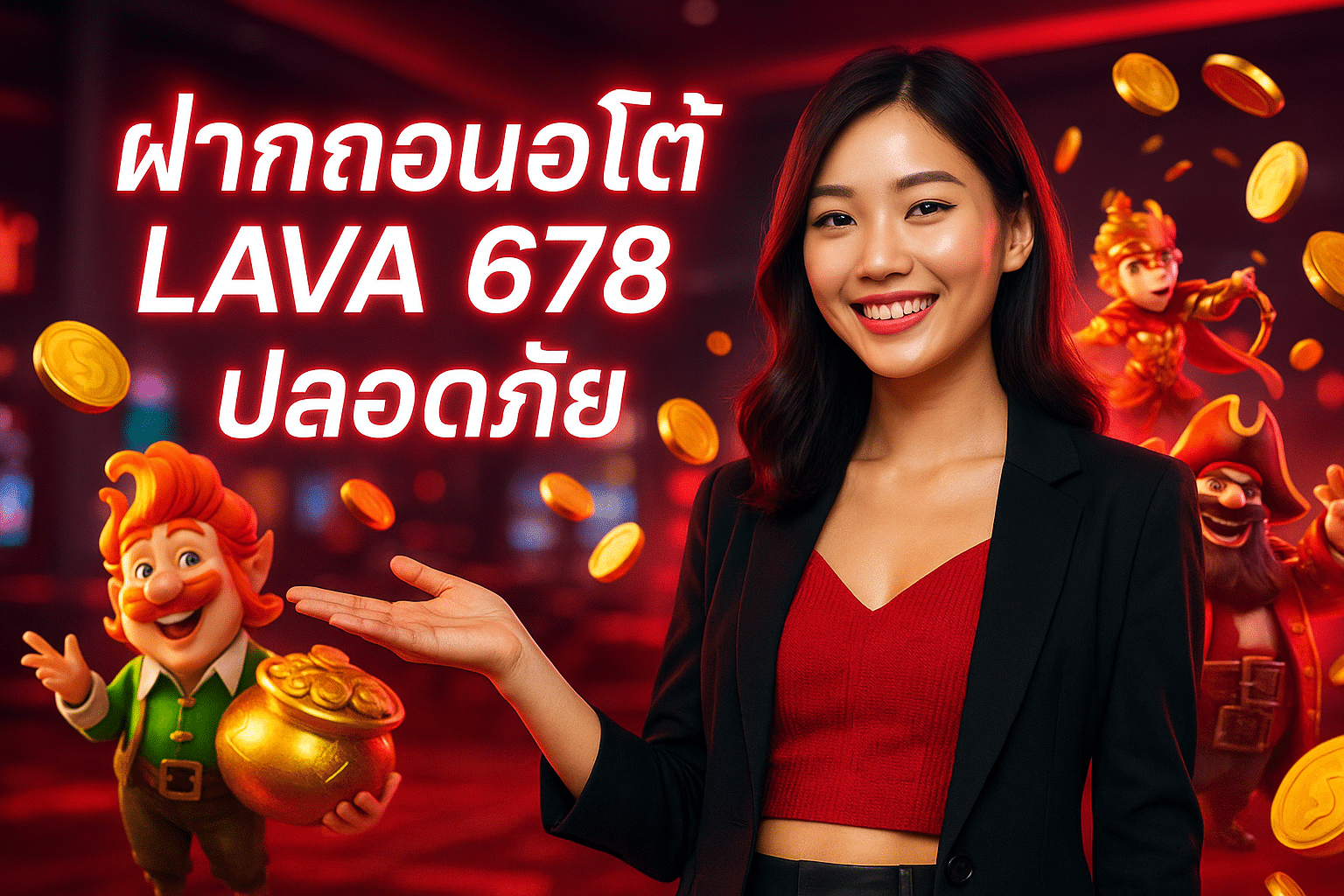 ฝากถอนออโต้ LAVA 678 ปลอดภัย